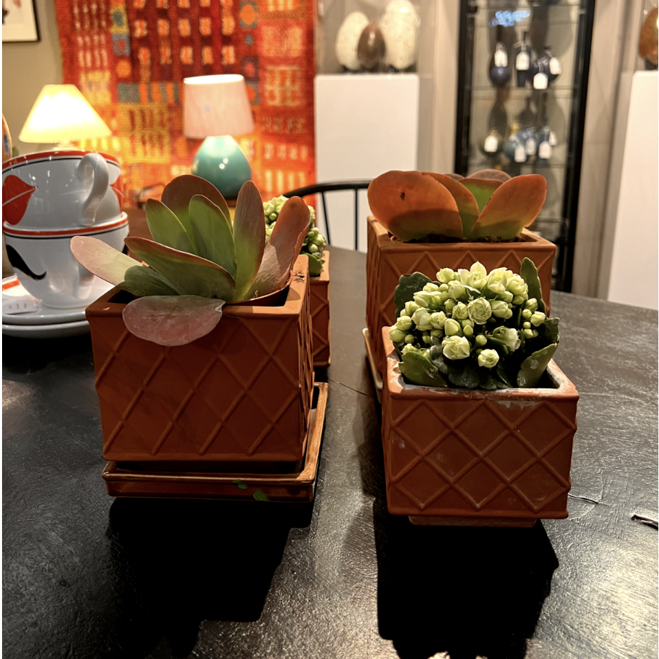 4 Planters - Wilhelm Kåge - Gustavsberg 1950s - Y2 